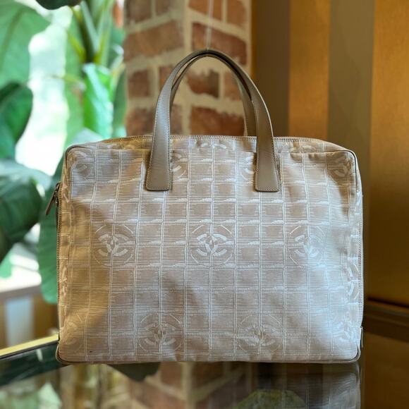 CHANEL Travel Line Nylon Briefcase - Picture 1 of 13